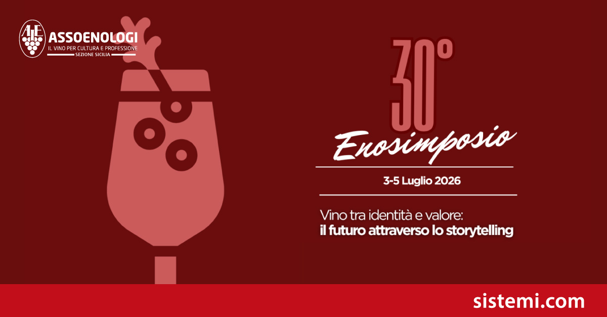 Siamo sponsor del 30° Enosimposio