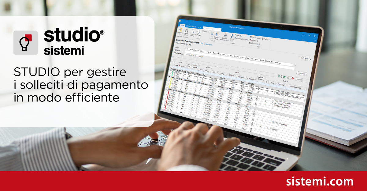 STUDIO per gestire i solleciti di pagamento in modo efficiente