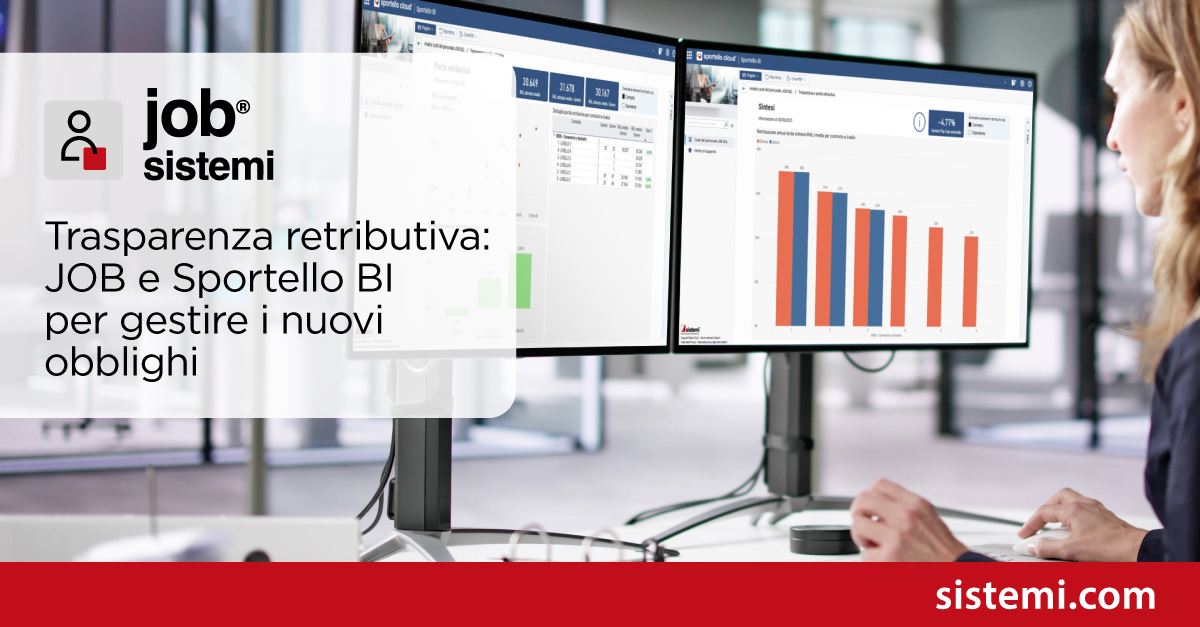 Trasparenza retributiva: JOB e Sportello BI per gestire i nuovi obblighi