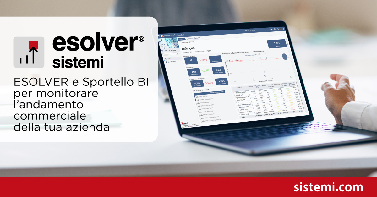 ESOLVER e Sportello BI per monitorare l’andamento commerciale della tua azienda