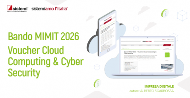 Bando MIMIT 2026 – Voucher Cloud Computing & Cybersecurity