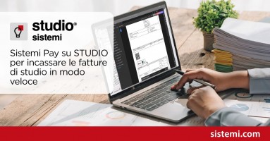 Sistemi Pay su STUDIO per incassare le fatture di studio in modo veloce