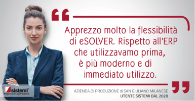La voce degli Utenti eSOLVER