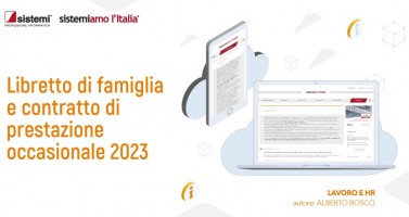 Libretto di famiglia e contratto di prestazione occasionale 2023